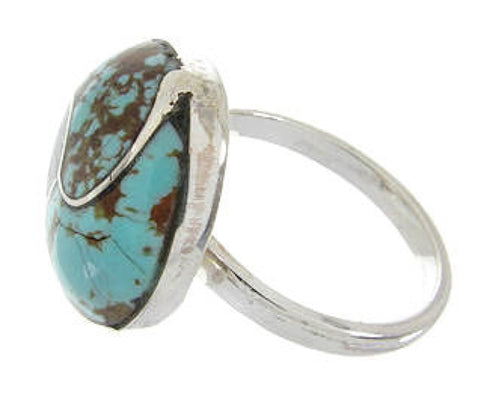 Turquoise Sterling Silver Southwest Jewelry Ring Size 5-1/4 YS63394