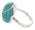 Turquoise And Silver Southwest Jewelry Ring Size 4-3/4 YS63390