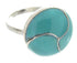 Sterling Silver Southwest Turquoise Jewelry Ring Size 8-1/2 YS63415
