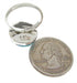Silver And Turquoise Southwest Ring Size 5-1/2 YS63466