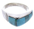 Sterling Silver Opal And Turquoise Ring Size Jewelry 8-1/4 NS39110