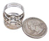Multicolor Inlay Authentic Sterling Silver Ring Size 5-1/2 AW64432