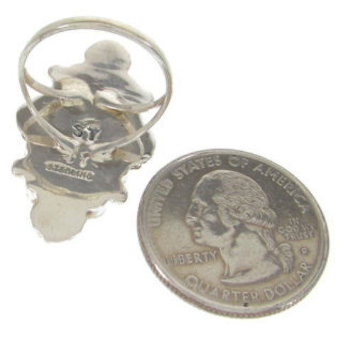 Sterling Silver Turquoise Southwest Ring Jewelry Size 6-1/2 IS61773