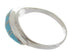 Sterling Silver Turquoise Jewelry Ring Size 6-3/4 Jewelry AS52462
