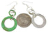Sterling Silver Southwest Gaspeite Hook Earrings ZW61667