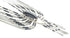 Liquid Sterling Silver Hematite Peacock Necklace JW65485