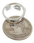 Siilver Southwestern Multicolor Inlay Ring Size 5-3/4 MW64523