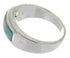 Opal Turquoise Southwest Jewelry Silver Ring Size 5-3/4 MW64474