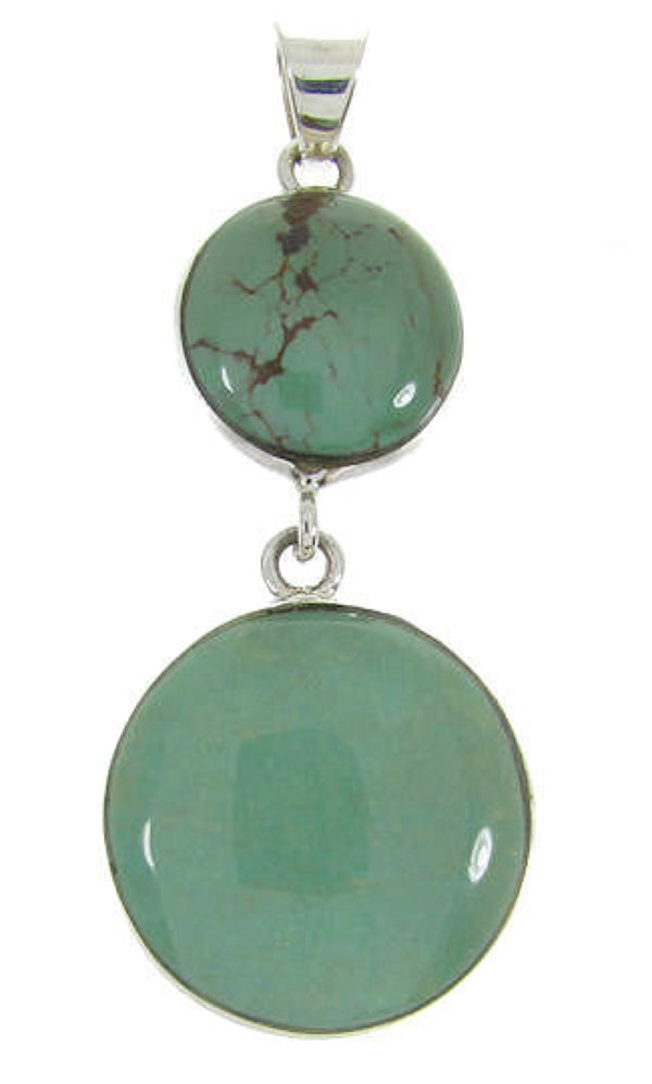 Turquoise And Sterling Silver Pendant BW62371