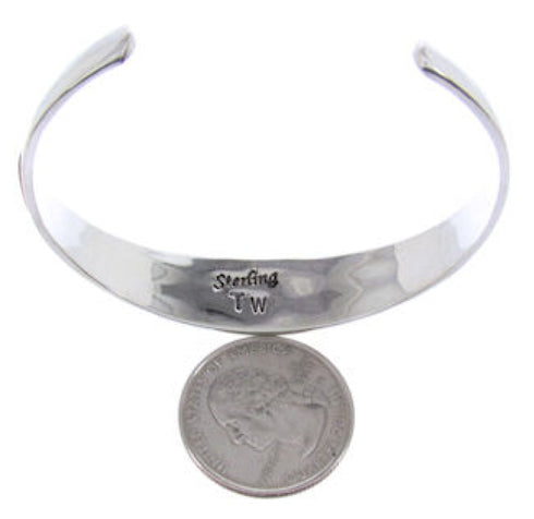 Silver Multicolor Native American Design Cuff Bracelet YS66680