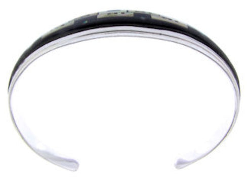 Multicolor Silver Native American Design Cuff Bracelet YS66616