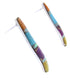 Multicolor Sterling Silver Earrings Southwest Post Dangle BW63205