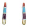 Southwest Multicolor Inlay Sterling Silver Post Earrings BW63194