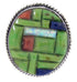 Sterling Silver Mojave Turquoise Multicolor Inlay Ring Size 6 DS54730