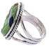 Southwest Silver Mojave Turquoise Multicolor Inlay Ring Size 6 AW68918