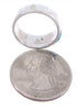 Turquoise Genuine Sterling Silver Inlay Ring Size 5-3/4 BW69536