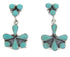 Genuine Sterling Silver Southwestern Turquoise Earrings BW62568