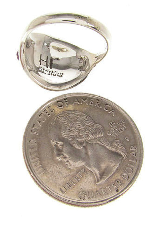 Sterling Silver Multicolor Southwestern Ring Size 7-1/2 PS58098