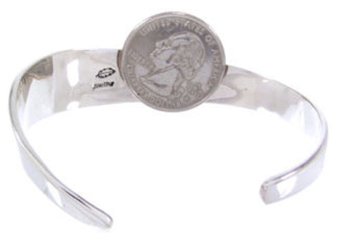 Multicolor Inlay Native American Mesa Design Cuff Bracelet YS67342