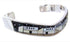 Multicolor Silver Native American Design Cuff Bracelet YS67381