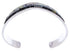 Multicolor Silver Native American Design Cuff Bracelet YS67381