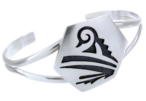 George Phillips Hopi Native American Design Cuff Bracelet BW64731