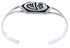 George Phillips Silver Native American Bear Paw Cuff Bracelet NX71208