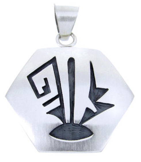 George Phillips Silver Native American Pendant AW65791