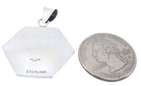 George Phillips Silver Native American Pendant AW65791