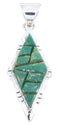 Genuine Silver And Turquoise Pendant JW66391