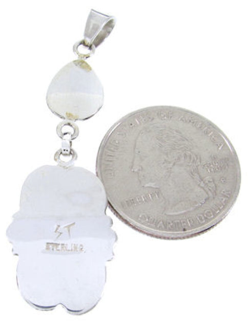 Southwestern Sterling Silver Turquoise Pendant JW65992