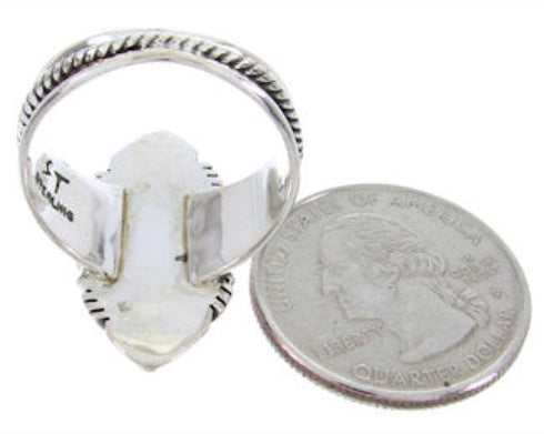 Turquoise Inlay Jewelry Southwestern Ring Size 5 BW66966