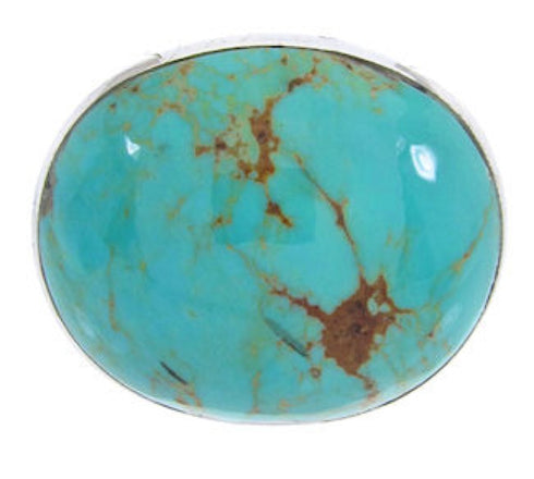 Turquoise Jewelry Silver Southwest Ring Size 4-3/4 MW66737