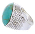 Turquoise Jewelry Silver Southwest Ring Size 4-3/4 MW66737