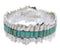 Turquoise Southwest Silver Band Ring Size 5-1/2 MW66811
