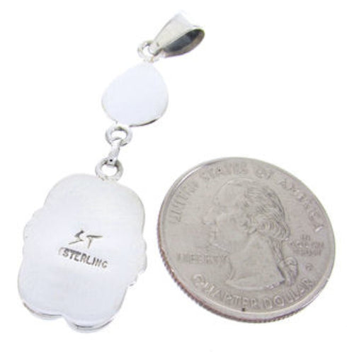Silver Multicolor Native American Design Jewelry Pendant YS67093
