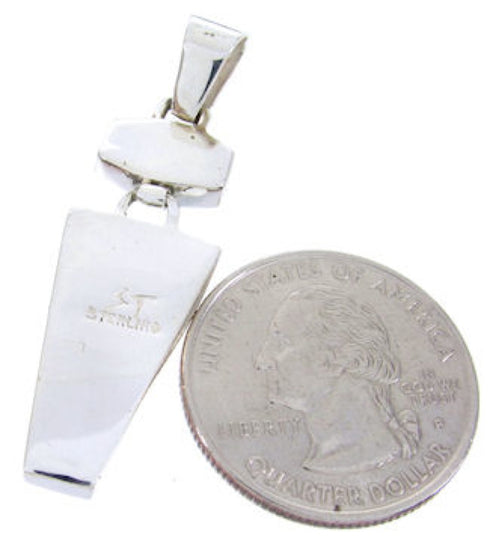 Silver Multicolor Native American Design Jewelry Pendant YS67096