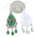 Turquoise Southwest Sterling Silver Jewelry Hook Earrings MW66580