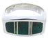 Sterling Silver Turquoise Opal Southwest Ring Size 7-1/2 IS68096