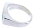 Southwest Turquoise Opal Sterling Silver Ring Size 4-1/2 IS68186