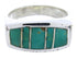 Southwest Turquoise Ring Size 7-1/4 IS68207