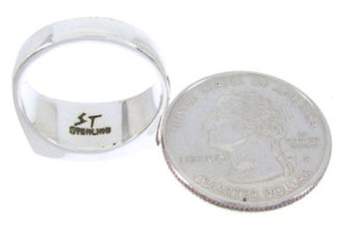 Southwest Turquoise Ring Size 7-1/4 IS68207