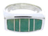 Southwest Sterling Silver Turquoise Jewelry Ring Size 7-1/2 IS68208