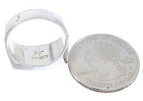 Turquoise Sterling Silver Southwest Ring Size 6-1/4 Jewelry IS68226