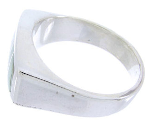 Turquoise Jewelry Sterling Silver Southwest Ring Size 8 IS68246