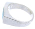 Sterling Silver Turquoise Southwest Ring Size 6-3/4 Jewelry IS68282