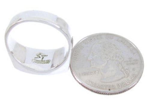 Southwest Turquoise Sterling Silver Jewelry Ring Size 7 IS68267