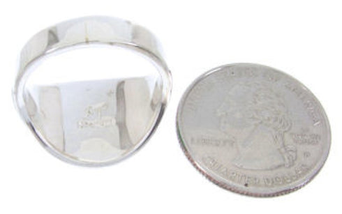 Turquoise Southwest Authentic Sterling Silver Ring Size 6-1/2 YX87515