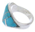Silver And Turquoise Southwest Jewelry Ring Size 6-1/2 YS68785