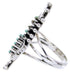 Southwest Turquoise Needlepoint Jewelry Ring Size 5-1/4 BW67927